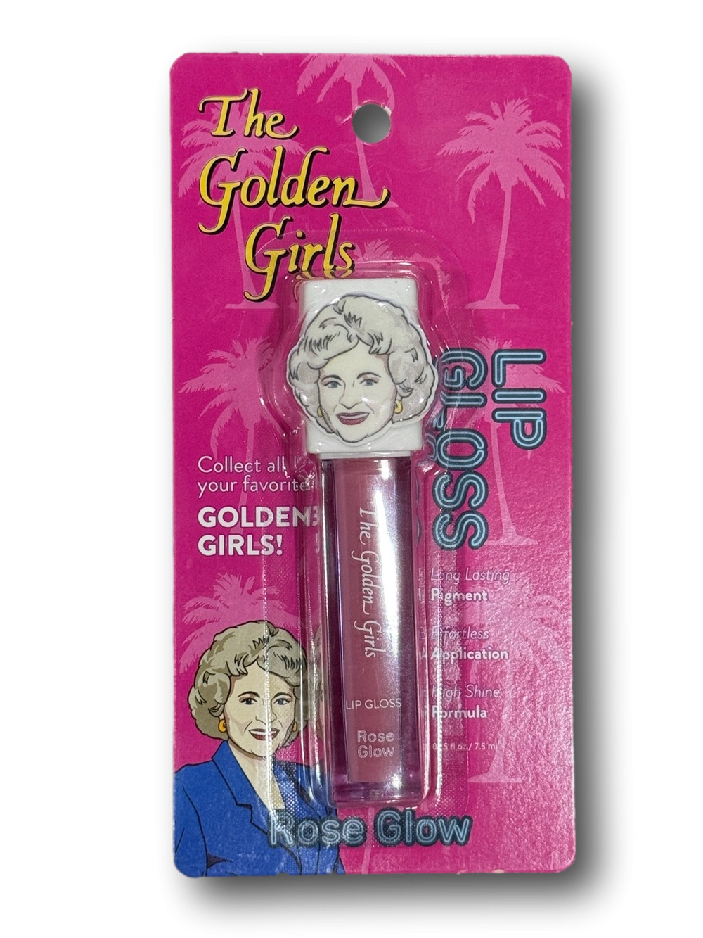 The Golden Girls "Rose Glow" Shimmer Lip Gloss - NWT
